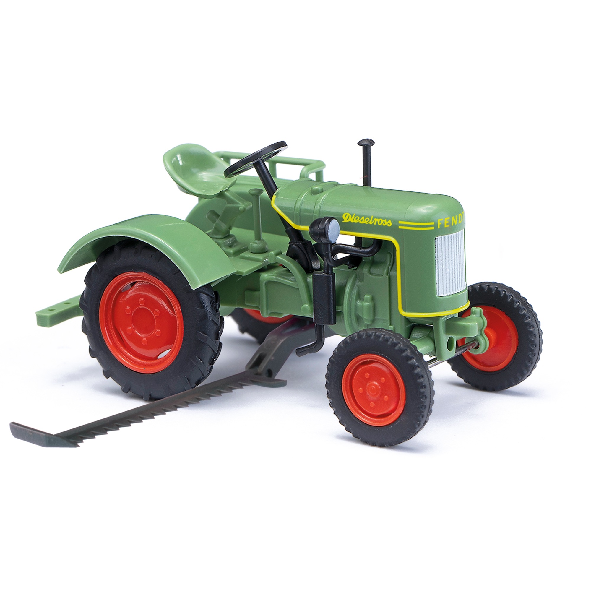 Fendt F 15 Dieselross mit Mähbalken Modell von Busch 1:87