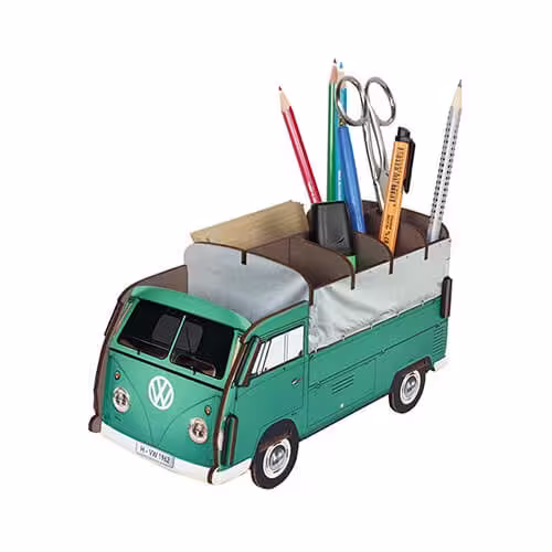 Werkhaus VW T1 Pritsche grün Stiftebox eilbote-onlineshop - Agrarfox