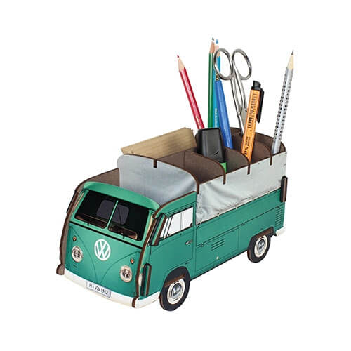 Werkhaus VW T1 Pritsche grün Stiftebox