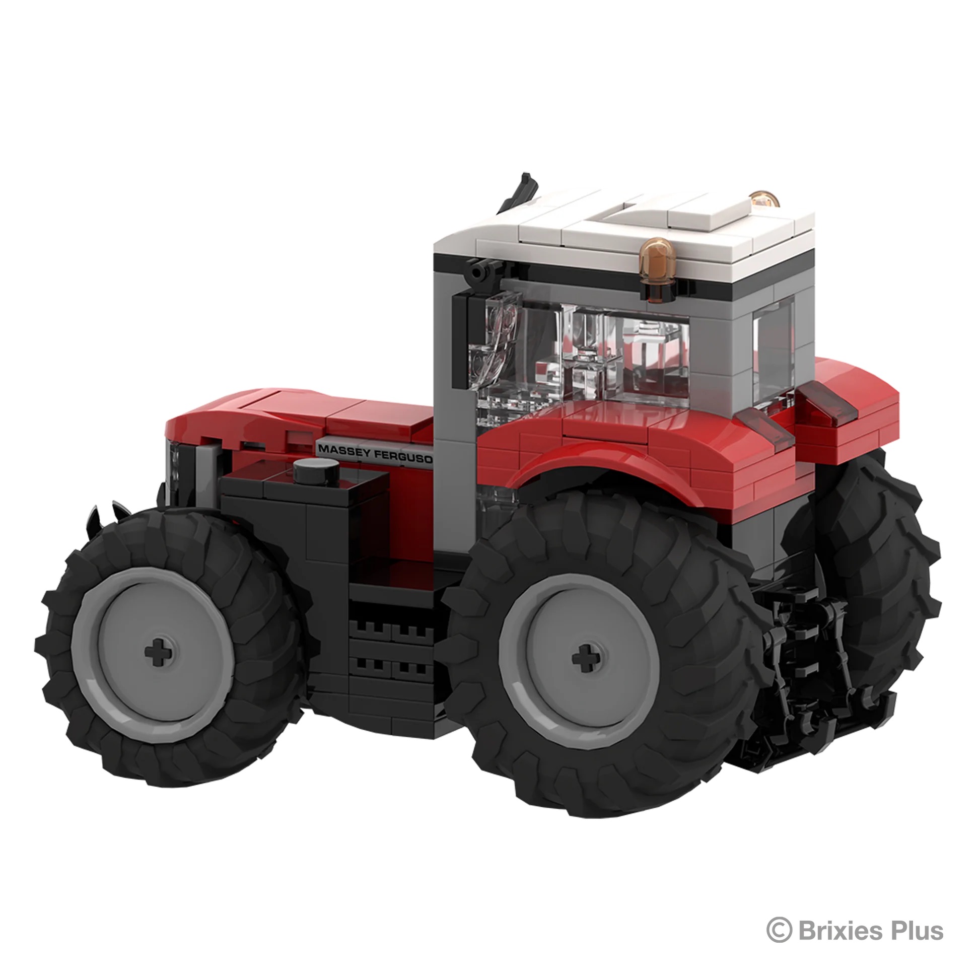 Massey Ferguson 6S BRIXIES Plus Klemmbausteine Modell von Brixies Plus 1:32