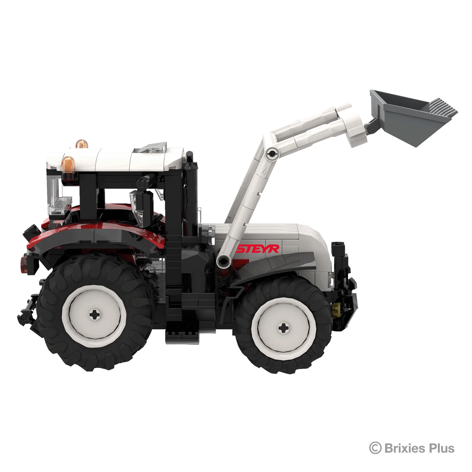 Steyr Profi BRIXIES Plus Klemmbausteine Modell von Brixies Plus 1:32