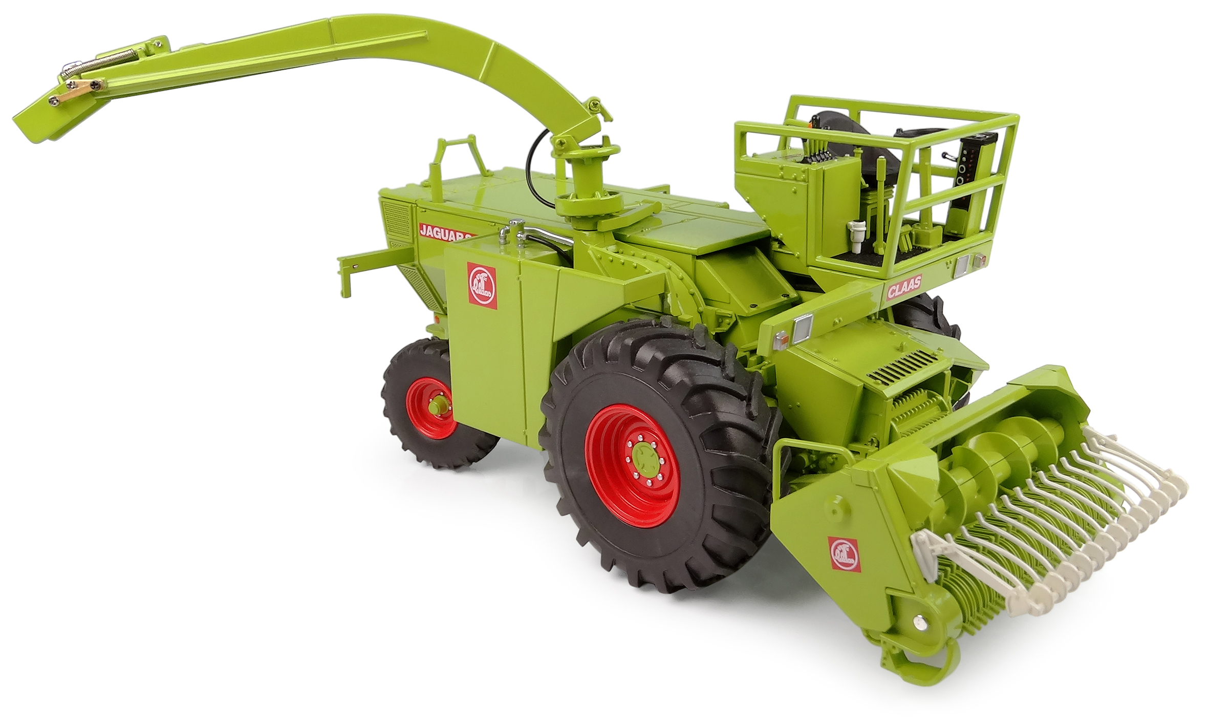 Claas Jaguar 80 SF mit Pick up Modell von Universal Hobbies 1:32