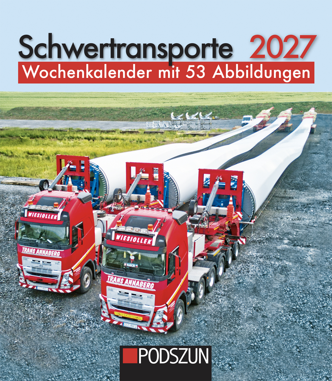 DA76945-1 Artikelname: Schwertransporte Wochenkalender 2027 Originalhersteller:  Hersteller-Nr: 1206