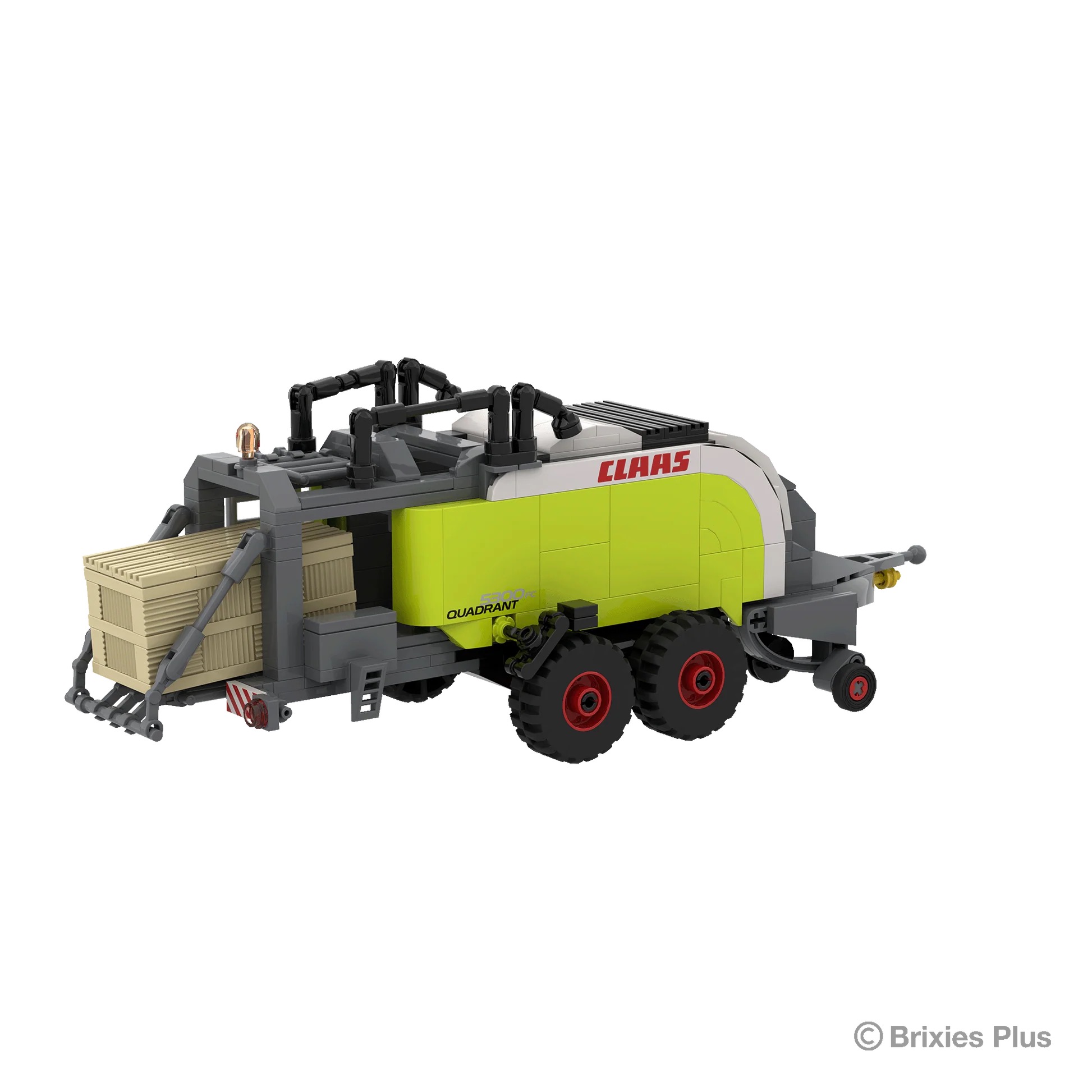 BRIXIES Plus Claas Quadrant 5300 FC Modell von Brixies Plus 1:32