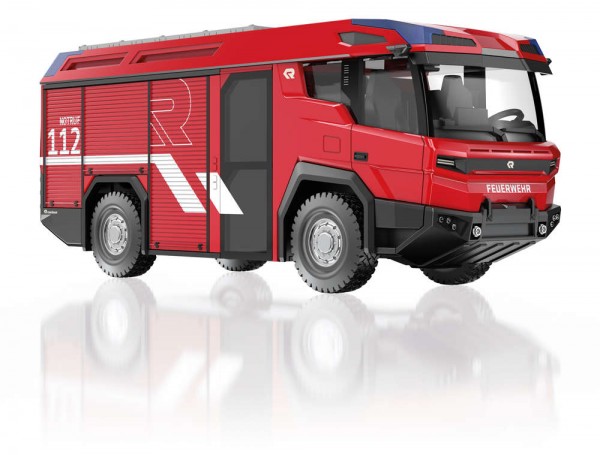 Rosenbauer RT R-Wing Design Feuerwehr Modell von WIKING 1:43