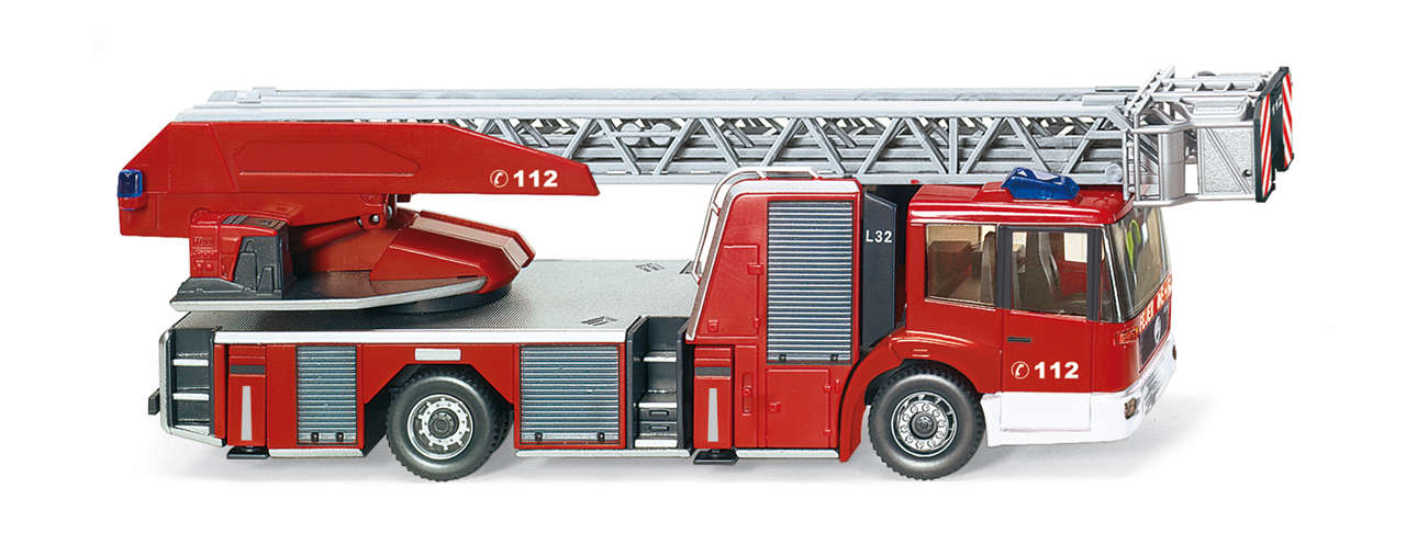 1/87 Wiking MB 1619 Feuerwehr DLK 23 12 Metz 618/1 