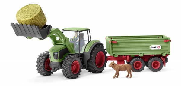 Traktor mit Anhänger Modell von Schleich