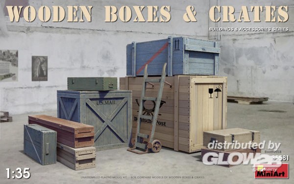 Holzboxen/-kisten Modell von MiniArt 1:35